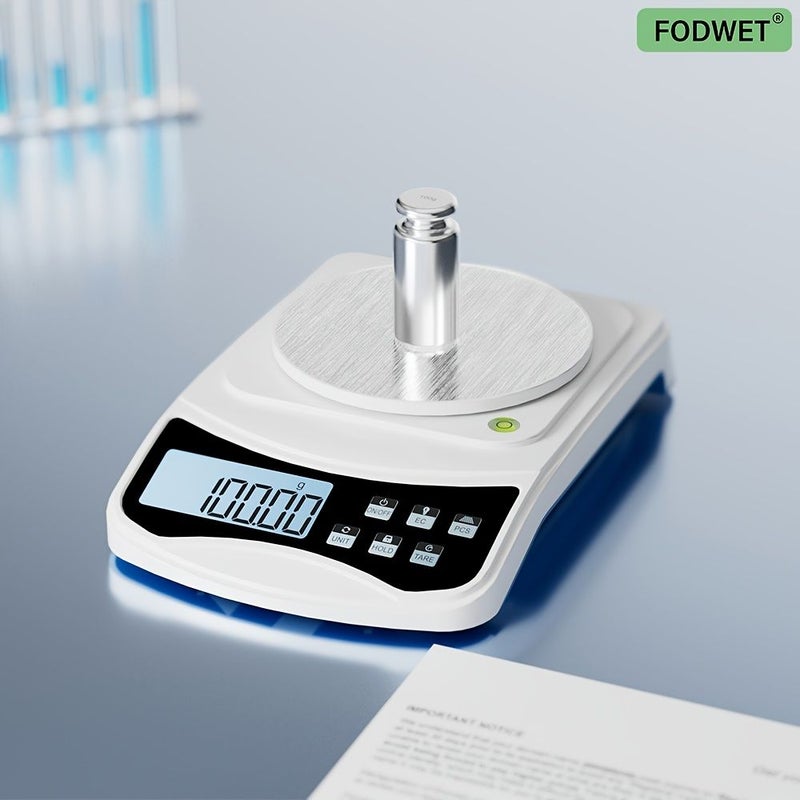 Stainless Steel Digital Scale 1000g Capacity 0 01g Accuracy High Precision Sensor for Kitchen Jewelry Postal Use - Image 3