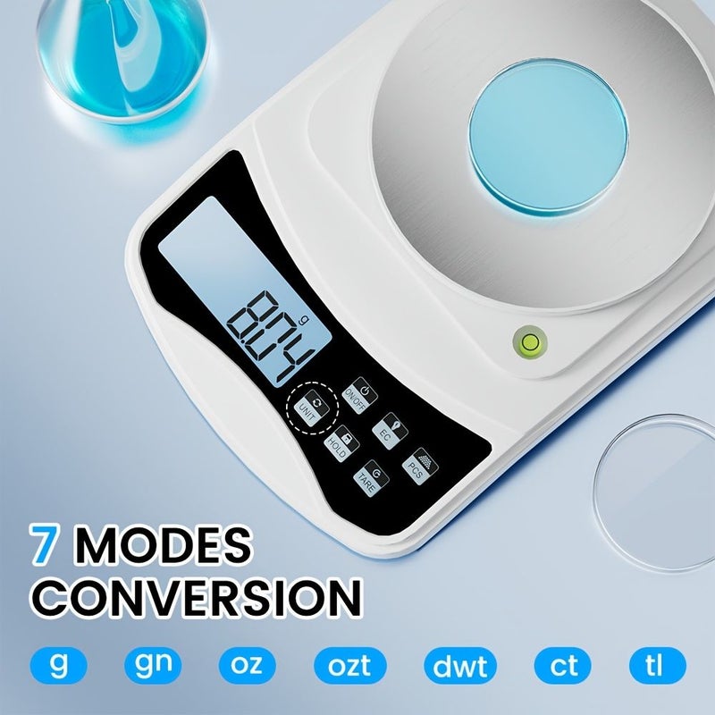 Stainless Steel Digital Scale 1000g Capacity 0 01g Accuracy High Precision Sensor for Kitchen Jewelry Postal Use - Image 4