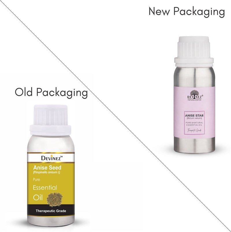 Devinez Anise Star Essential Oil, 100% Pure, Natural & Undiluted, 250ml in Anodized Aluminum Bottle - Image 2