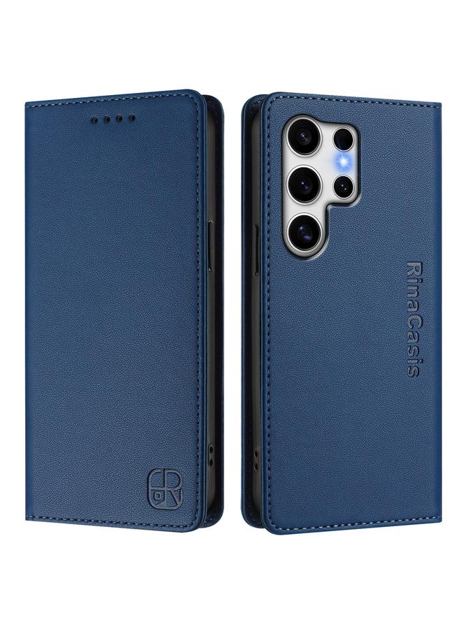 اس-توب جراب لهاتف Samsung Galaxy S22 Ultra 5G RC01 جراب هاتف جلدي مزدوج الطي مزود بشفط مغناطيسي بتقنية RFID - Image 2