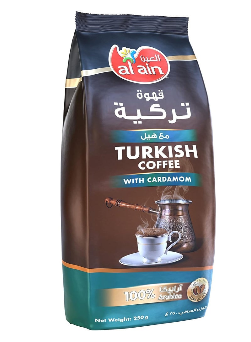 Al Ain Turkish Coffee with Cardamom 250g - Image 1