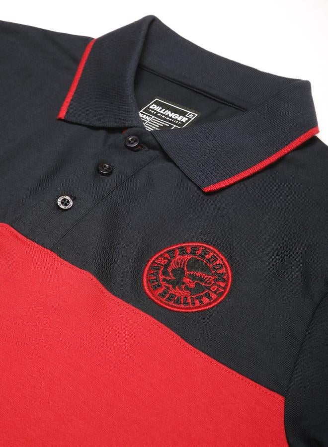 Dillinger Men Color Block Regular Fit Polo - Image 2