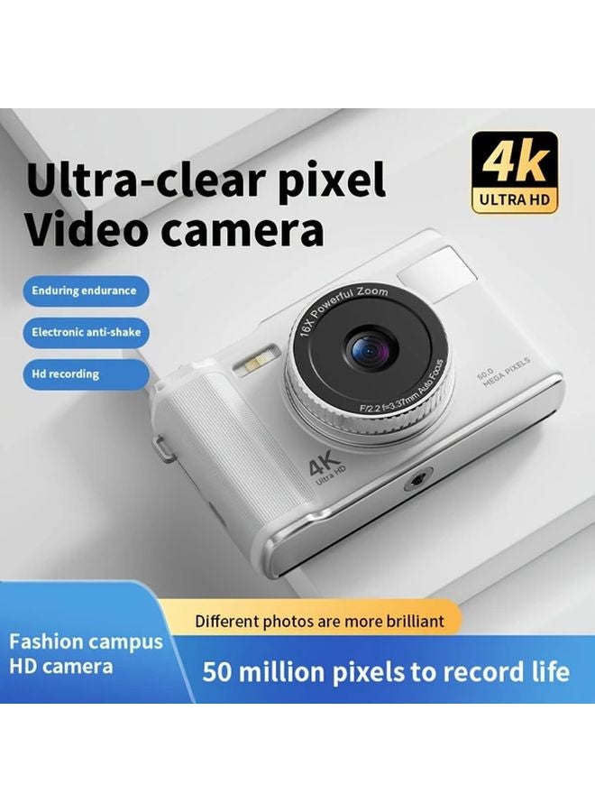 Black 4K Digital Camera 16X Auto Zoom 2.8 Inch Screen FHD 1080P CCD USB Charging 32GB TF Card - Image 4