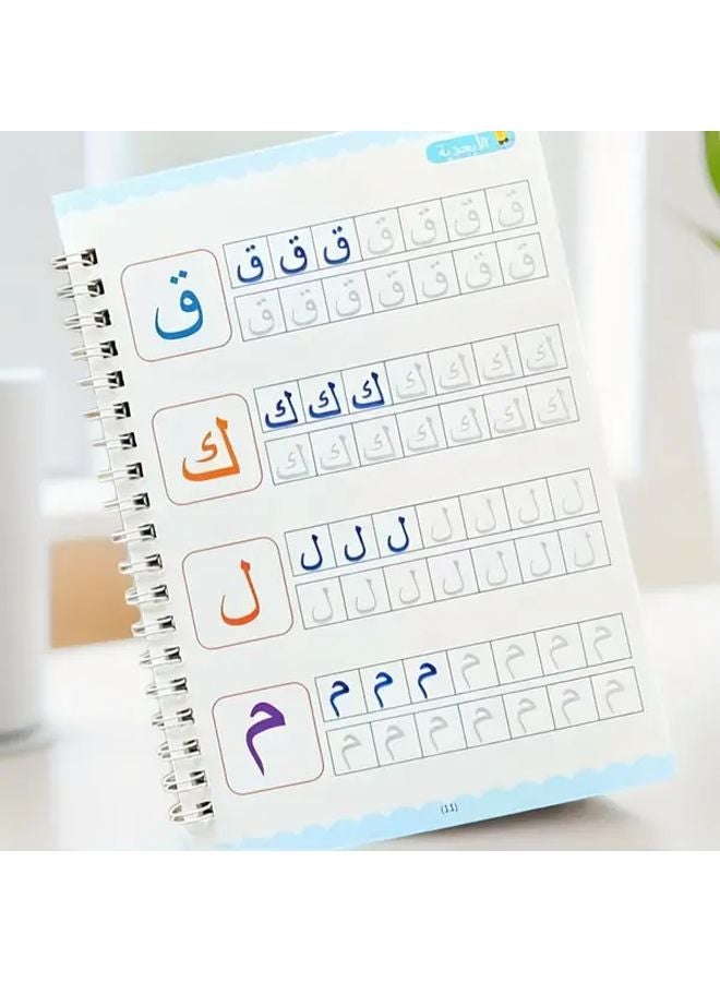 Arabic Calligraphy Practice Workbook 2pcs 16 Pages Grooved Design Easy Writing - Image 2