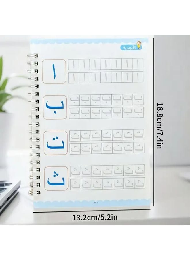 Arabic Calligraphy Practice Workbook 2pcs 16 Pages Grooved Design Easy Writing - Image 3