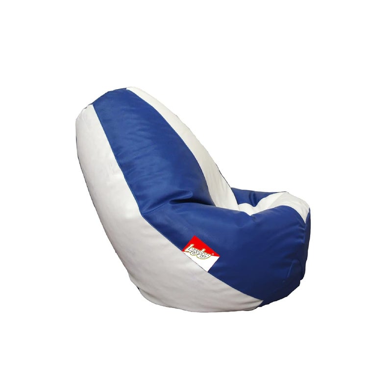 LAZYBAG Bean Bag Chair Furniture for Kids XXXL Bean Bag Cover Playing Video Games or Relaxing for classrooms daycares Libraries or Work from Home Blue and White 3XL Size - Image 5