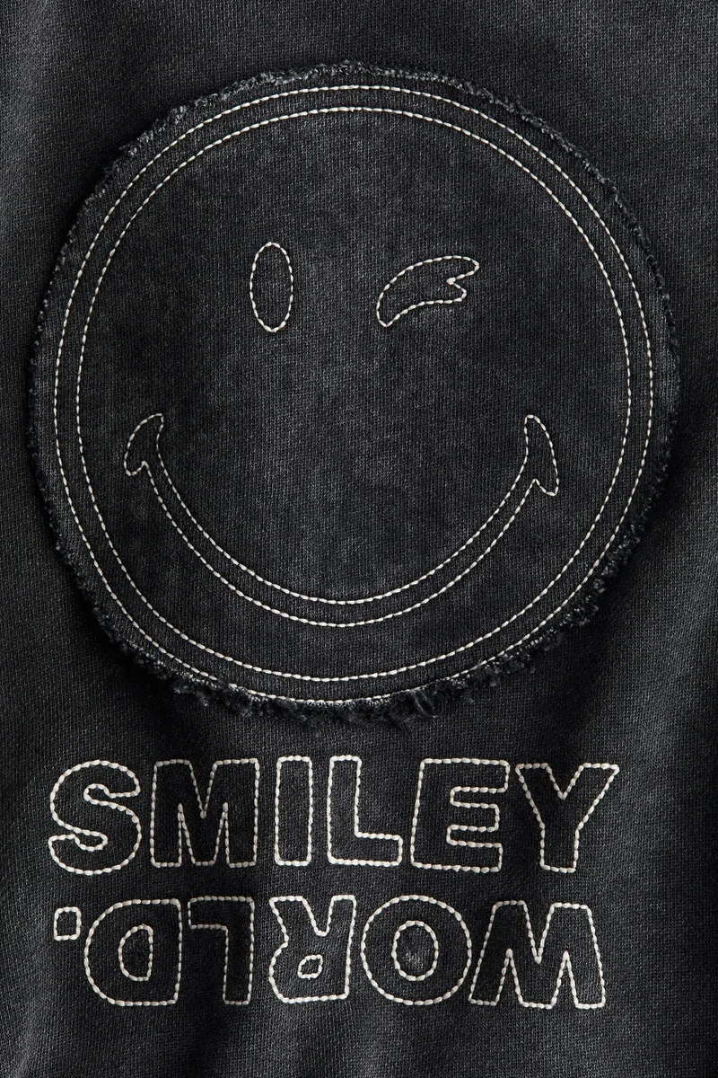 H&M Motif-Detail Sweatshirt