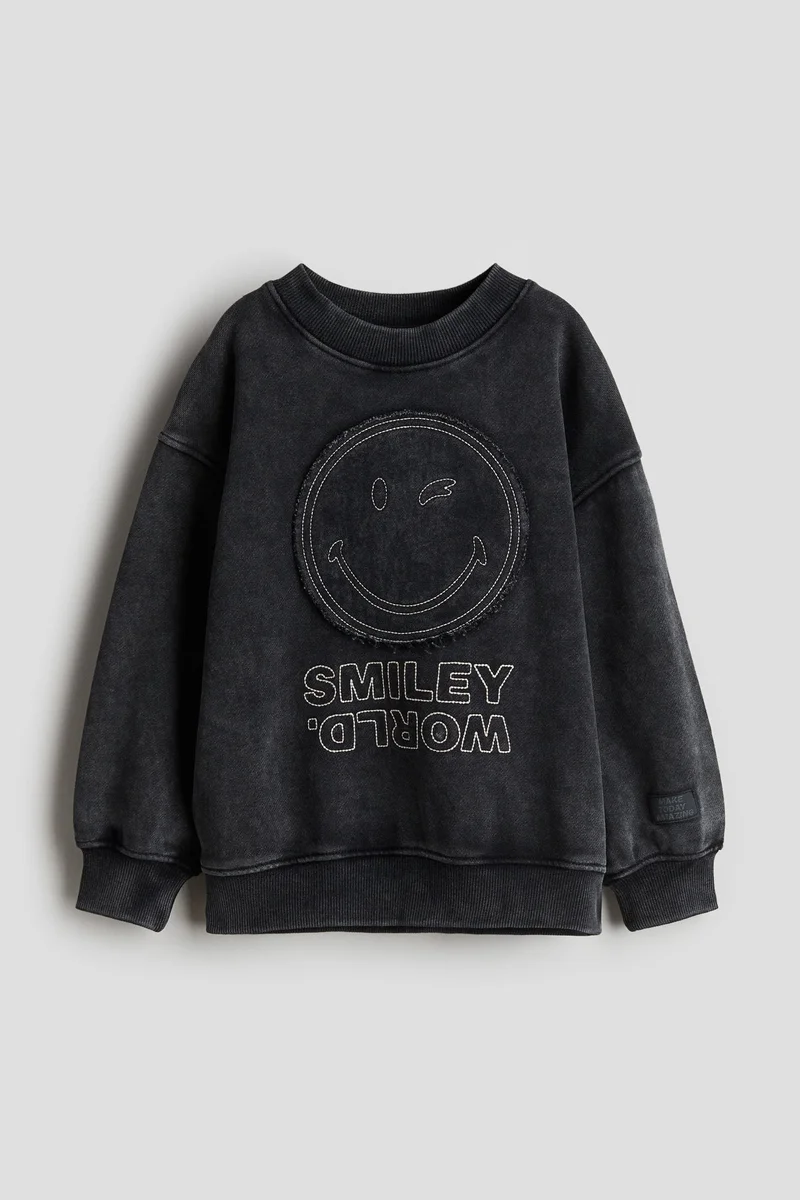 H&M Motif-Detail Sweatshirt