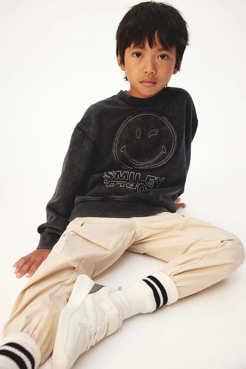 H&M Motif-Detail Sweatshirt