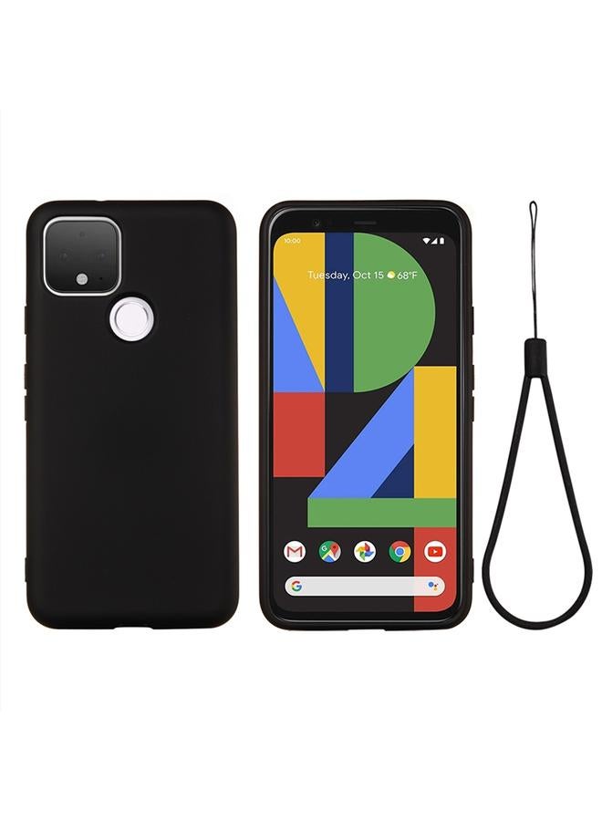 S-TOP Case For Google Pixel 4a 5G Pure Color Liquid Silicone Shockproof Full Coverage Case - Image 1