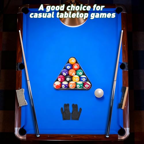 Yeesingsen Pool Balls Set, Pool Table Accessories Kit, Complete Billiard Game Kit, Including Billiards, Cues, Chalk, Pool Table Kit - Image 5