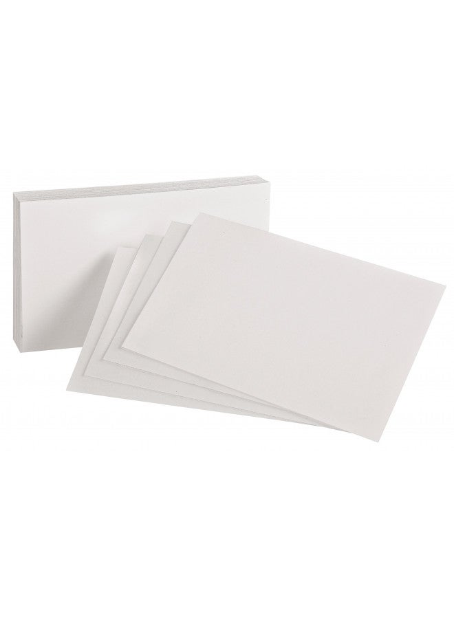 Oxford Oxford Blank Index Cards, 4" x 6", White, 100 Per Pack (40156-SP) - Image 1