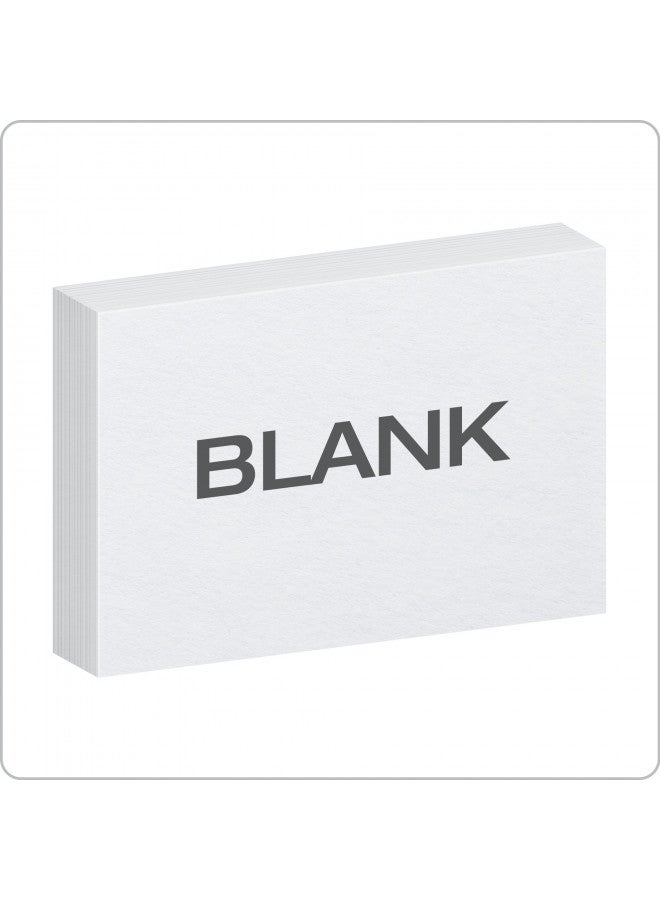 Oxford Oxford Blank Index Cards, 4" x 6", White, 100 Per Pack (40156-SP) - Image 2