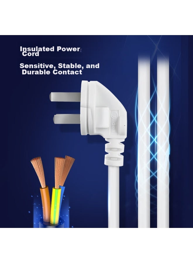 Midea New National Standard Power Strip, Power Bar/extension Cord/power Board/3-outlet Strip With Usb And Master Switch, 1.8m Ep2kc35u3 - Image 5