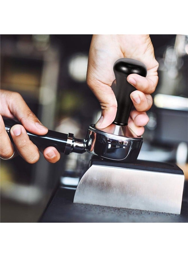 58mm Coffee Hand Tamper 304 Stainless Steel Base Professional Espresso Press for Portafilter Coffee Machine Barista Tool - Image 4