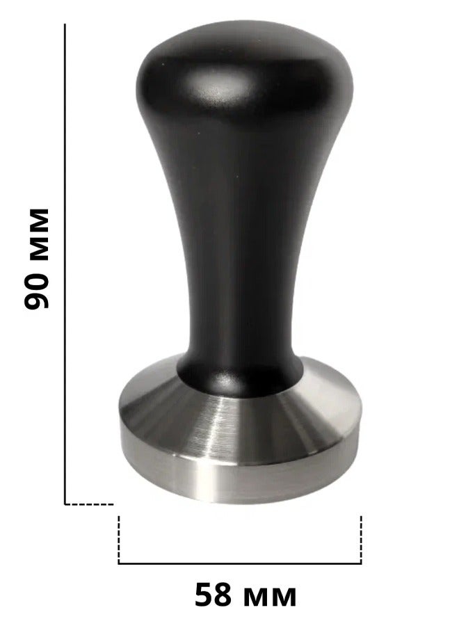 58mm Coffee Hand Tamper 304 Stainless Steel Base Professional Espresso Press for Portafilter Coffee Machine Barista Tool - Image 5