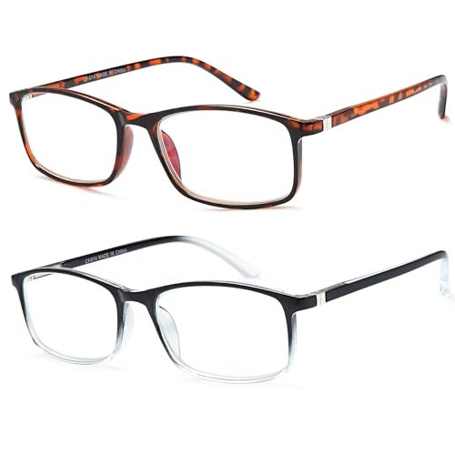 YTDBNS Reading Glasses for Women and Men, Rectangular Readers, Blue Light Blocking Computer Reading Glasses for Work and Daily Use - Image 2
