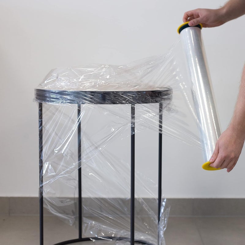 Industrial Packing Roll 50cm 2KG Transparent Stretch Self Adhesive Packing Roll for Luggage Transport Tools - Image 3