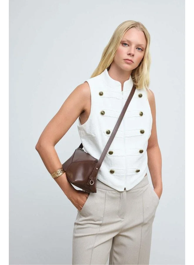 Shule Bags  Miri City Shoulder Bag Dark Coffee for Women | Best Price UAE
