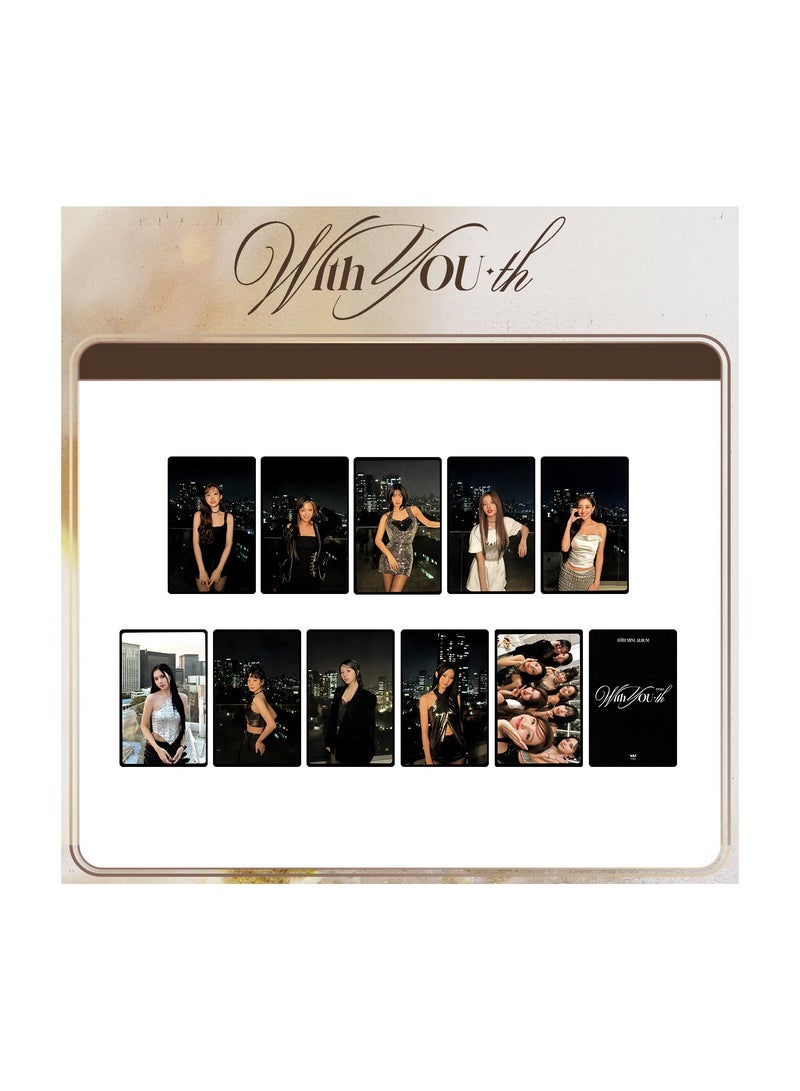 NIBEMINENT 10 Pcs Kpop TWICE With YOU-th Lomo Cards Card For Fans Collection Gifts