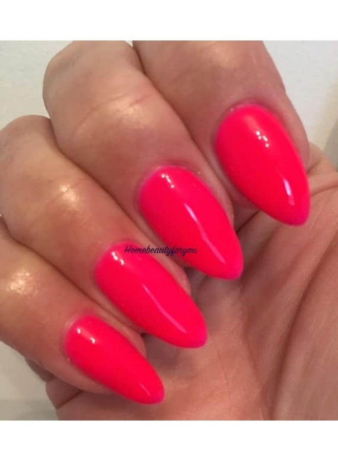 Bluesky Nail Gel Polish Neon Pink Lola Shocking Pink Neon 12 UV LED Soak Off 10ml Spring Summer Color - Image 3