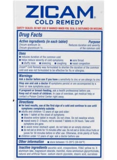 ZICAM Zicam Cold Remedy Rapidmelts, Citrus Flavor, 25 Count (Pack of 1)  - Image 3
