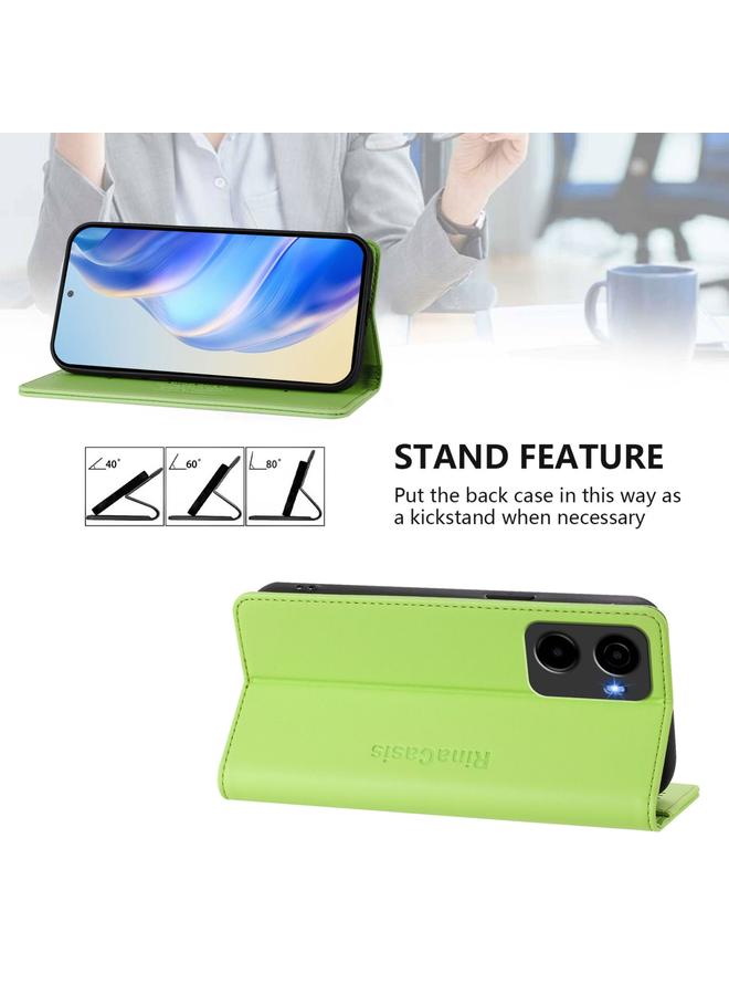 اس-توب جراب لهاتف Cricket Magic 2 / AT&T Propel 2 5G RC01، جراب جلدي مزدوج الطي مزود بخاصية الشفط المغناطيسي بتقنية RFID - Image 4