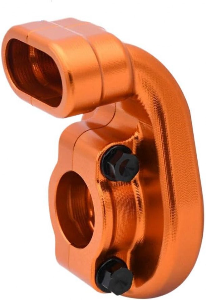 CNC Aluminum Throttle Control Casing Base Compatible with Motorcycles 2016-2023 Models(Orange)