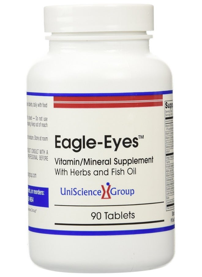 Delucky Eagleeyes Optimal Vision Health With 500 Mg Omega 3 Fish Oil Lutein Zeaxanthin Bilberry Fruit Extract Vitamins A C E Zinc Nac Taurine 90 Tablets  - Image 2