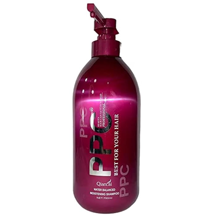 PPC Water balanced Moistening Shampoo for Color Treated Damaged & Dry Hair, Keratin Hair Treatment Best your hair. Experts Choice.Softening,Shine,Nourishing,Repairing,Rejuvenate, 25.0 Fl Oz 1 count - Image 1
