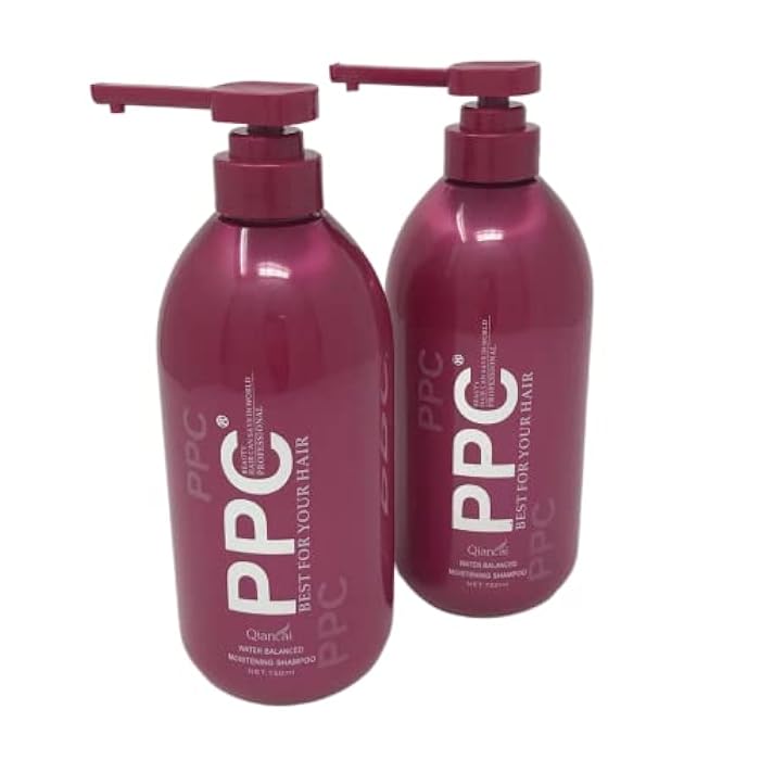PPC Water balanced Moistening Shampoo for Color Treated Damaged & Dry Hair, Keratin Hair Treatment Best your hair. Experts Choice.Softening,Shine,Nourishing,Repairing,Rejuvenate, 25.0 Fl Oz 1 count - Image 2