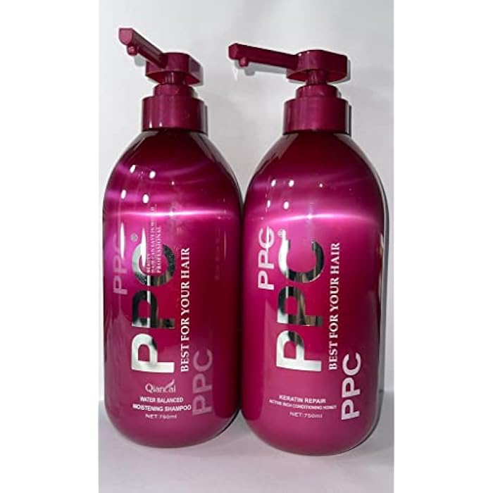 PPC Water balanced Moistening Shampoo for Color Treated Damaged & Dry Hair, Keratin Hair Treatment Best your hair. Experts Choice.Softening,Shine,Nourishing,Repairing,Rejuvenate, 25.0 Fl Oz 1 count - Image 3