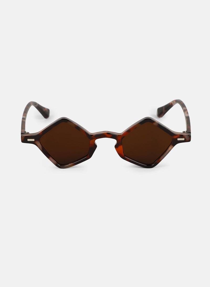 Haute Sauce Polarized Full Rim Diamond Sunglasses For Women  - Image 1