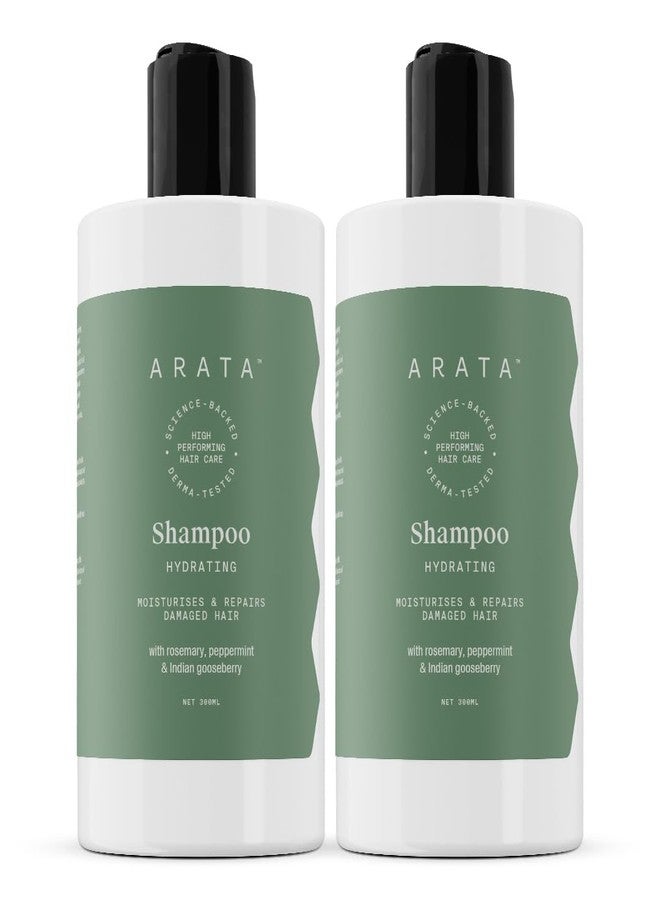 Arata Natural Hydrating Hair Shampoo (300ML) for Soft, Smooth Hair | Paraben and Sulphate Free for Damage Repair & Moisturization | Reduces Frizz, Split Ends with Ginkgo, Ginger & Indian Gooseberry - Image 1