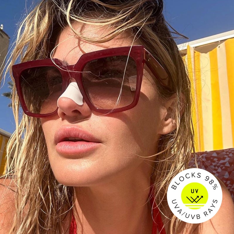 Sun Patch, Reusable Sun Screen Silicone Patches for UV Protection & Face Sunscreen, Sun Face Patches For Sun Exposure, (1 Pack/4 Nose Shapes) (White) (Golf, Surf, Swim, Ski & Snow, Outdoors) - Image 2