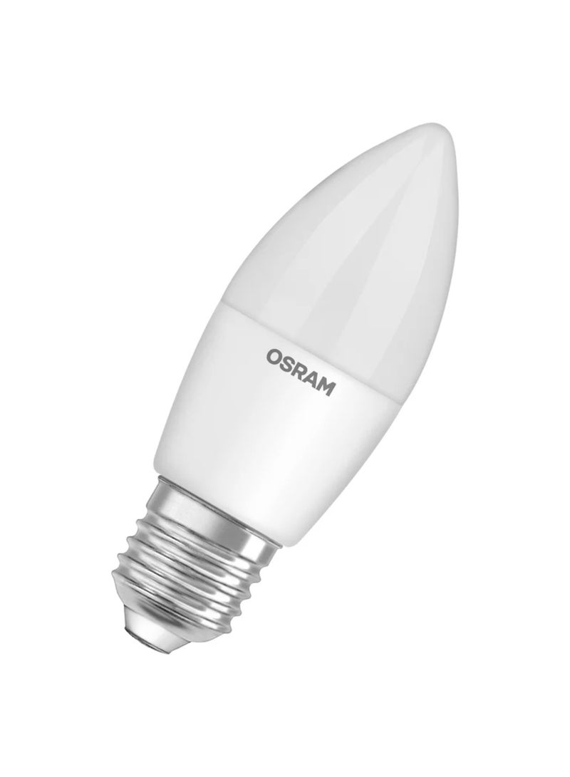 Osram LED Value E27 Classic B40 4.7W 2700K Warm White Frosted Non-Dimmable Energy-Saving LED Bulb - Image 1