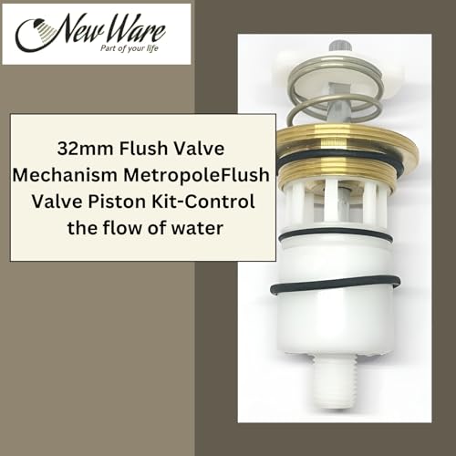 New Ware 32 mm Flush Valve Mechanism Metropole Flush Valve Piston Kit Compatible with Jaquar Toilet Flush Replacement Part - Image 5