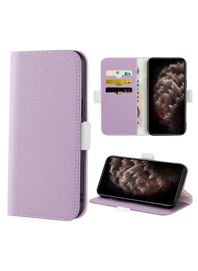 Zaboon Case For iPhone 11 Pro Max Candy Color Litchi Texture Leather Phone Case - Image 1