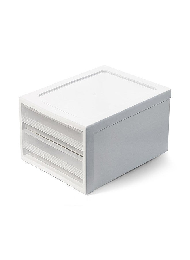 INABOX Double Horizontal Stackable Drawer - Clear, Transparent PP Storage Organizer, No Lid, Durable and Efficient for Home Use - Image 4
