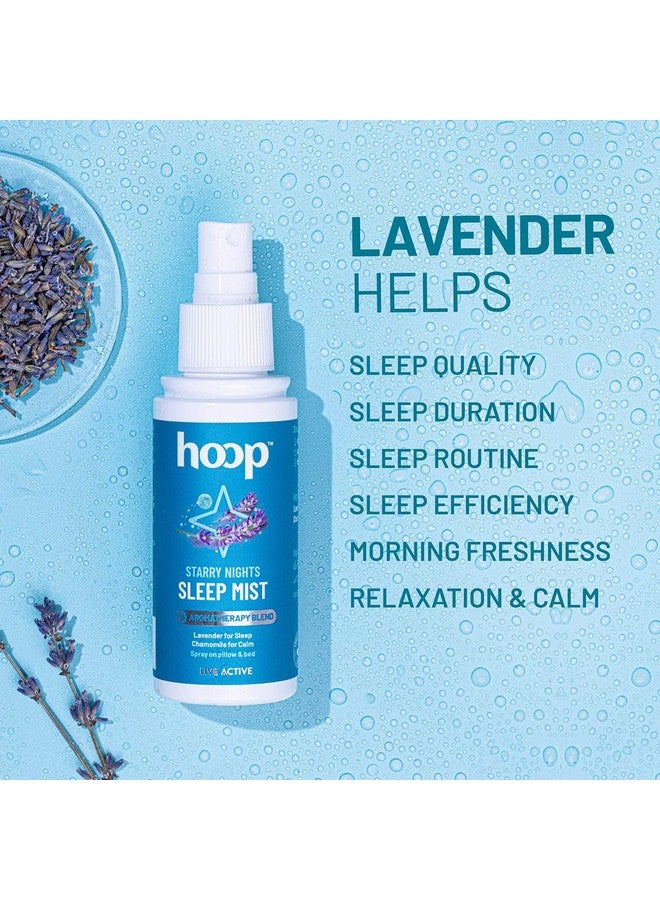 Hoop hoop Sleep Mist | Lavender Pillow Spray For Good Sleep, Natural Sleep Spray For Better Sleep Quality, Aromatherapy Helps Sleep Fast As A Pillow Mist | 100 ml - Image 3