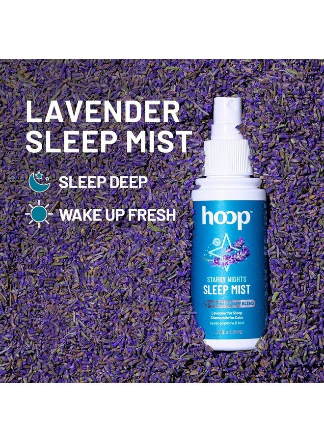 Hoop hoop Sleep Mist | Lavender Pillow Spray For Good Sleep, Natural Sleep Spray For Better Sleep Quality, Aromatherapy Helps Sleep Fast As A Pillow Mist | 100 ml - Image 2