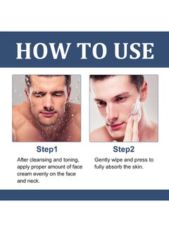 East Moon Men's Face Cream, 6 In 1 Mens Face Moisturizer For Under Eye Bags, Moisturizing Face Cream For Men, Nourishing Skin And Wrinkles Face Cream For Dark Spots, Fine Lines, Crows Feet Eye 50ML  - Image 5