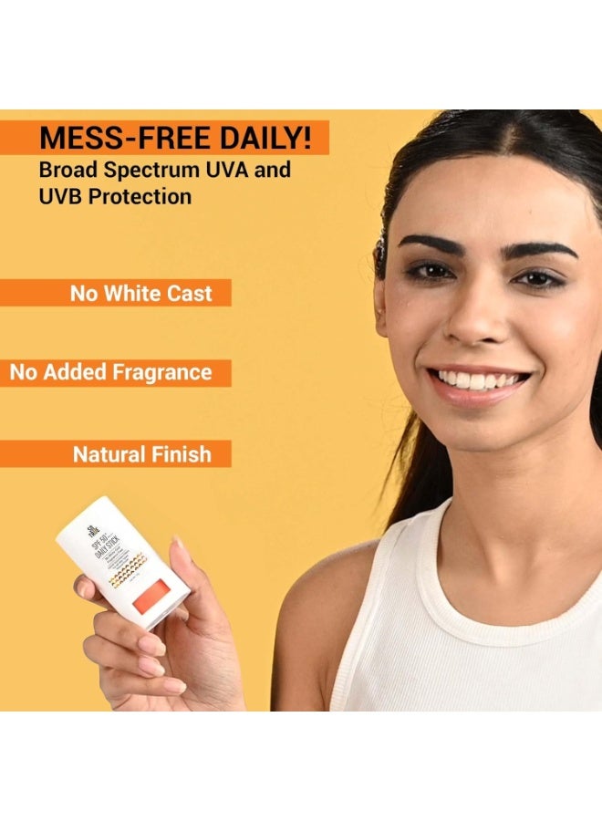 So True Sotrue SPF 50+ Daily Sunscreen Stick | Lightweight, Water Resistant | No White Cast | Broad Spectrum PA++++ | Non Sticky With Dewy Finish | Mess Free Sun Protection | Suitable for Face & Body 15g - Image 2