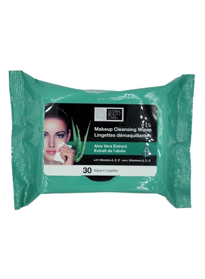 Global Beauty Care Cleansing Makeup Removal Wipes Bulk Great For Travel Toiletries 120 Count (4 Pack) (Aloe Vera) - Image 2