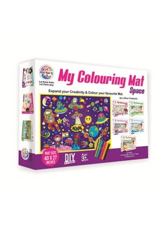 RATNA'S Ratna's My Coloring Mat Space Printed Mat of Size 40 x 27 Inches, Washable & Reusable Colouring Kit for Kids 3+ Years  - Image 2