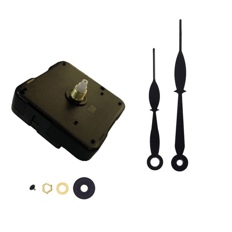 Silent Quartz Wall Clock Movement Mechanism Battery Operated Black Second Point Replacement Parts - Image 2