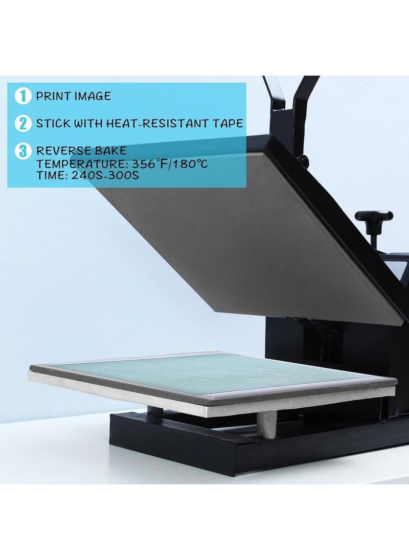 Nuenen Nuenen 15 Pcs Sublimation Blank Cutting Board for Kitchen  11 x 787 Inch Tempered Glass for Countertop  Heat Resistant Personalized Board for Heat Press Machine  - Image 4