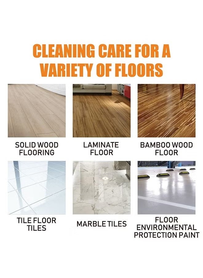 JUE-FISH - Floor Cleaner,Wood Floor Polish and Restorer 100 Ml Bundle Natural Shine Removes Scratches Leaves Protective Layer 100ML - Image 1