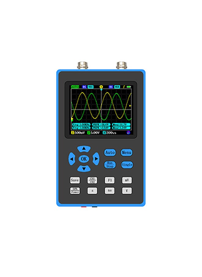 Lepmerk DSO2512G 120M Bandwidth Portable Handheld Dual Channel Oscilloscope 2.8 Inch Display 10mV Minimum Vertical Sensitivity FFT Spectrum Analysis， Three Trigger Modes  - Image 1