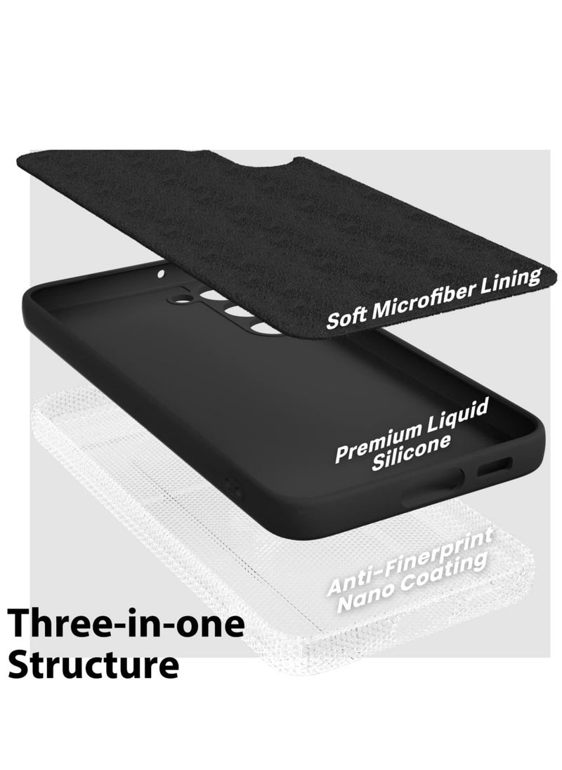 Samsung Galaxy A55 Case Cover Flexible Soft Silicone Slim Fit Case for Galaxy A55 Anti Scratch with Inside Microfiber Lining Shockproof Protective Phone Case for Galaxy A55 Case 6.6 inch